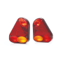 Zestaw lamp do przyczep lampy odblask wtyczka 7pin